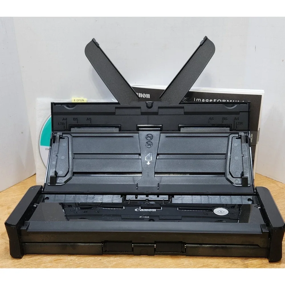 Canon imageFORMULA P-150 Portable Document Scanner Duplex USB Powered Black READ